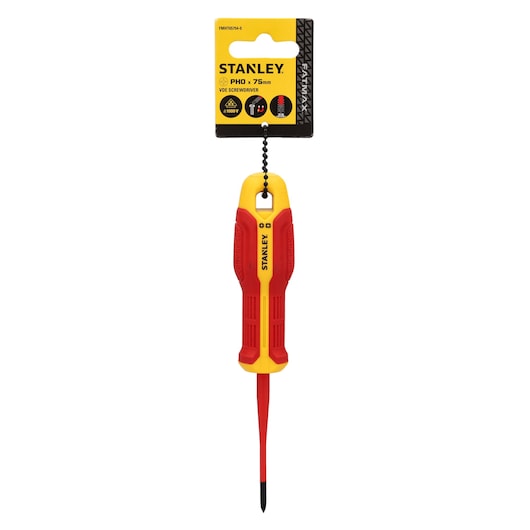 Chave de Fenda STANLEY® Phillips Isolado 1000v PH0x75mm