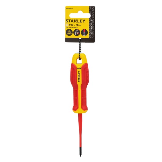 Chave de Fenda STANLEY® Pozidriv Isolado 1000v PZ0x75mm