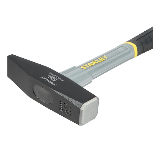 Stanley 500g hammer with a black head and grey handle, suitable for photography equipment assembly and repairs.