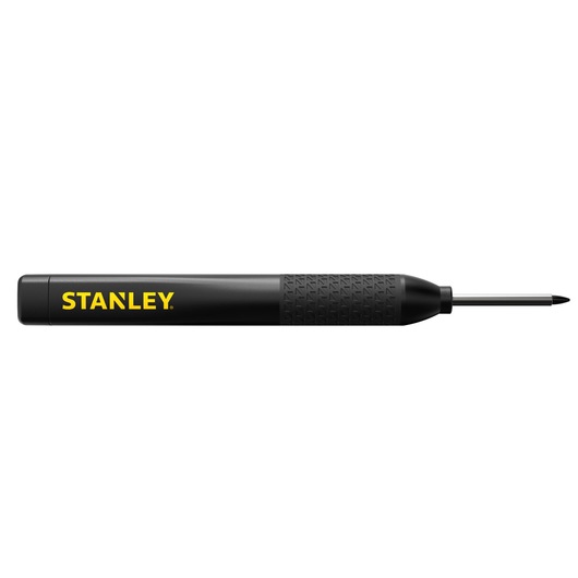 STANLEY STHT47004-0 black precision screwdriver with textured grip, side view on white background.