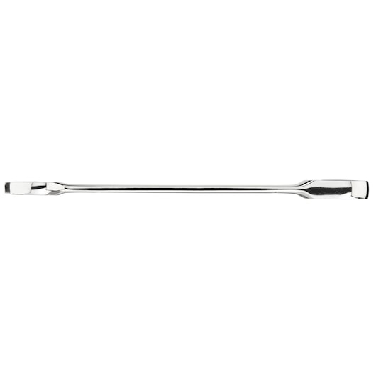 STANLEY STMT89916-0 chrome finish pry bar, tool category, side view on white background.